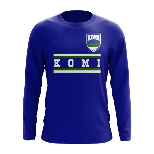 Komi Core Football Country Long Sleeve T-Shirt (Royal)