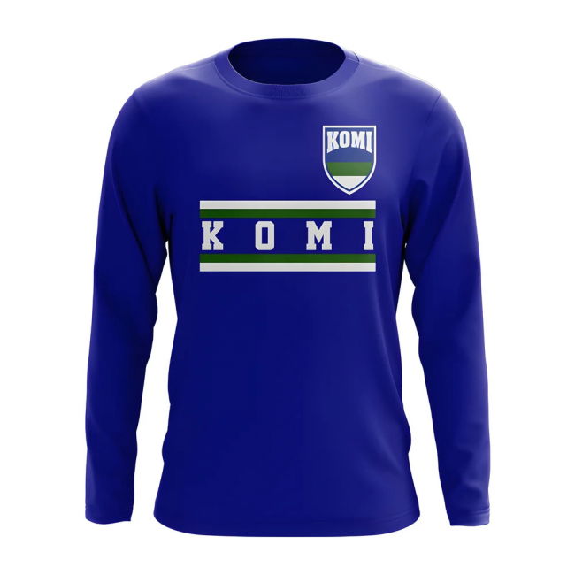 Komi Core Football Country Long Sleeve T-Shirt (Royal)