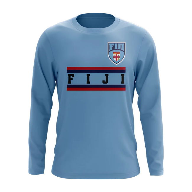 Fiji Core Football Country Long Sleeve T-Shirt (Sky)
