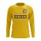 Guinea Core Football Country Long Sleeve T-Shirt (Yellow)