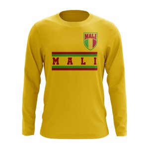 Mali Core Football Country Long Sleeve T-Shirt (Yellow)