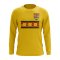 Togo Core Football Country Long Sleeve T-Shirt (Yellow)