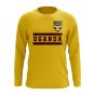 Uganda Core Football Country Long Sleeve T-Shirt (Yellow)
