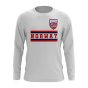 Norway Core Football Country Long Sleeve T-Shirt (White)