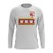 Sark Core Football Country Long Sleeve T-Shirt (White)