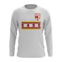 Sark Core Football Country Long Sleeve T-Shirt (White)
