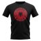 Albania Football Badge T-Shirt (Black)