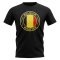 Belgium Football Badge T-Shirt (Black)