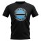 Botswana Football Badge T-Shirt (Black)