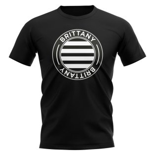 Brittany Football Badge T-Shirt (Black)