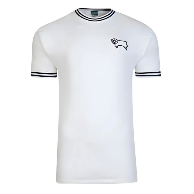 Score Draw Derby County 1972 Retro Football Shirt