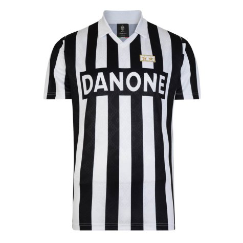 Score Draw Juventus 1993 UEFA Cup Final Retro Football Shirt
