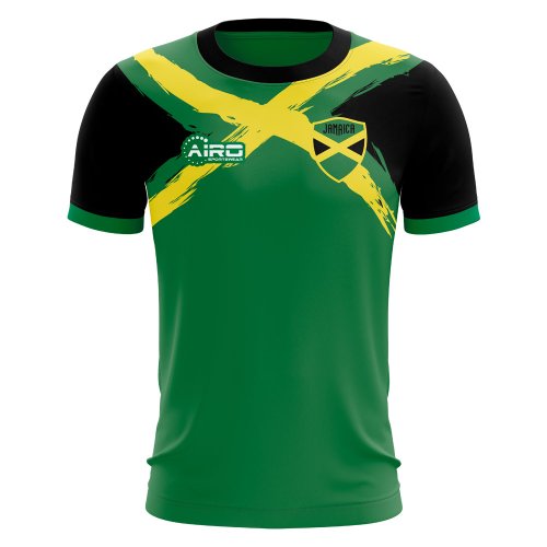 2025-2026 Jamaica Flag Concept Football Shirt