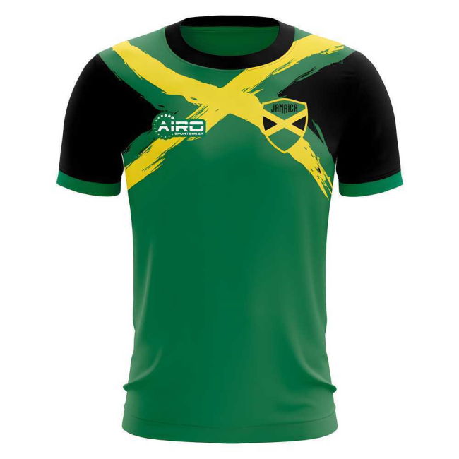 2025-2026 Jamaica Flag Concept Football Shirt - Kids