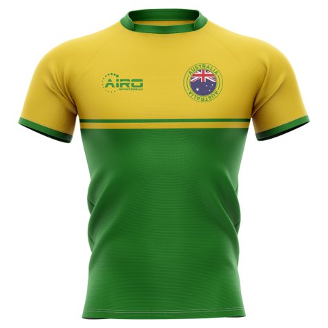 2024-2025 Australia Training Concept Rugby Shirt - Kids (Long Sleeve)