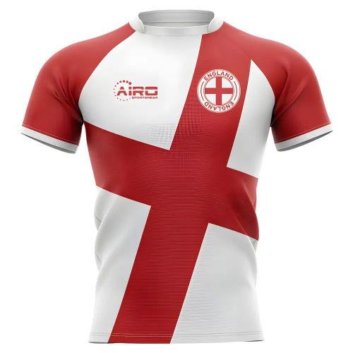 2025-2026 England Flag Concept Rugby Shirt - Womens