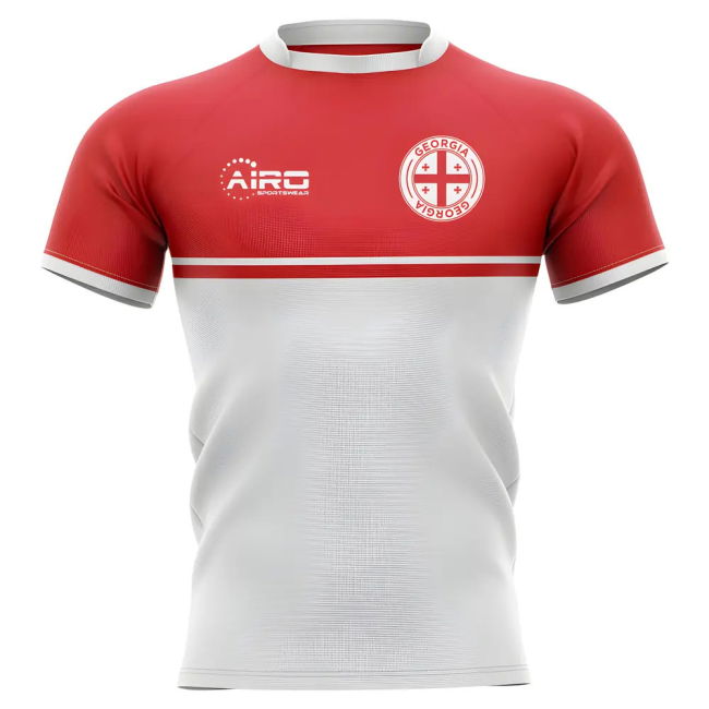 2025-2026 Georgia Training Concept Rugby Shirt - Kids (Long Sleeve)