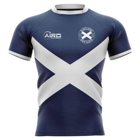 2022-2023 Scotland Flag Concept Rugby Shirt - Little Boys