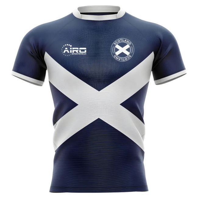 2025-2026 Scotland Flag Concept Rugby Shirt