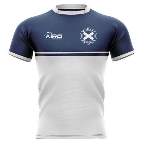 2020-2021 Scotland Training Concept Rugby Shirt - Little Boys