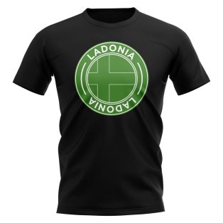 Ladonia Football Badge T-Shirt (Black)