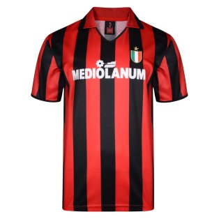 Score Draw Ac Milan 1988 Retro Football Shirt
