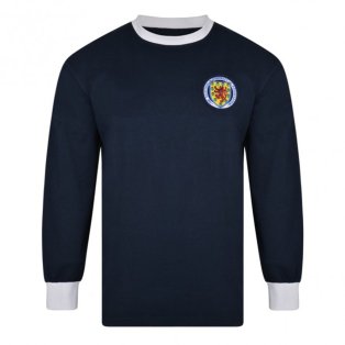 Score Draw Scotland 1967 Long Sleeve Retro Football Shirt