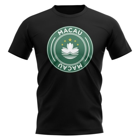 Macau Football Badge T-Shirt (Black)