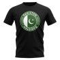 Pakistan Football Badge T-Shirt (Black)