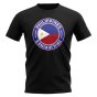 Philippnes Football Badge T-Shirt (Black)
