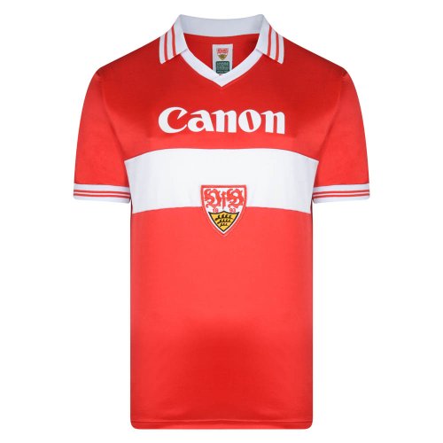 Score Draw Vfb Stuttgart 1980 Auswart Retro Football Shirt