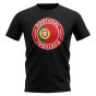 Portugal Football Badge T-Shirt (Black)