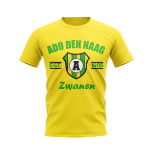 Ado Den Haag Established Football T-Shirt (Yellow)