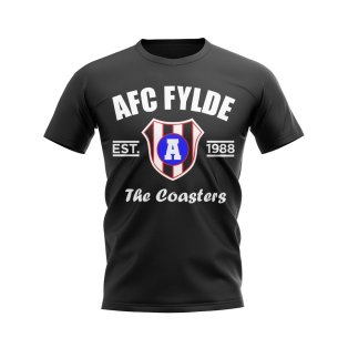 AFC Fylde Established Football T-Shirt (Black)