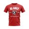 Al Ahly Established Football T-Shirt (Red)