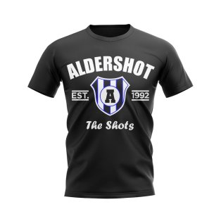 Aldershot Established Football T-Shirt (Black)