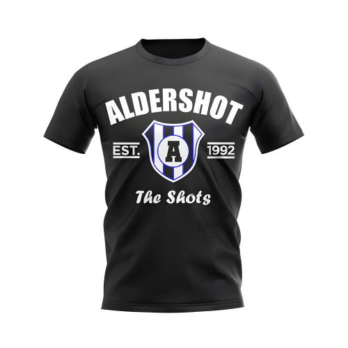 Aldershot Established Football T-Shirt (Black)