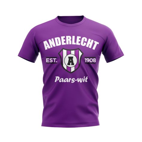 Anderlecht Established Football T-Shirt (Purple)