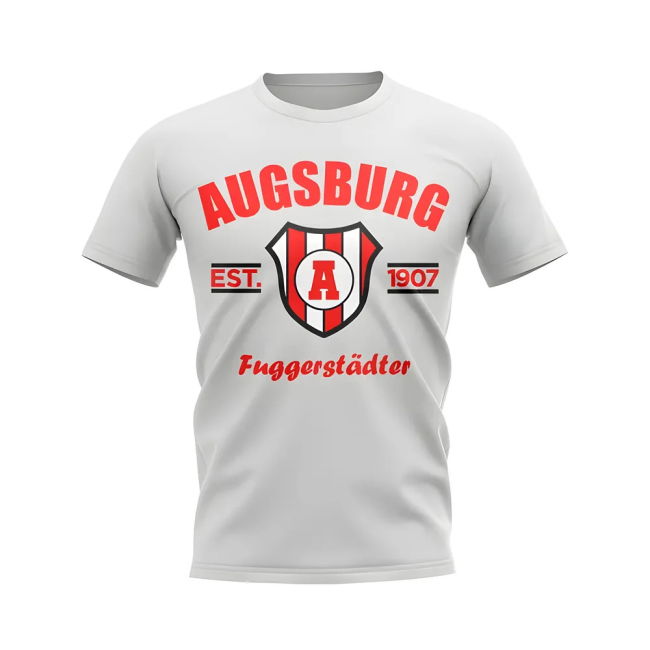 Augsburg Established Football T-Shirt (White)