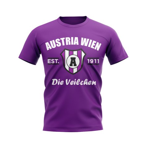 Austria Wien Established Football T-Shirt (Purple)