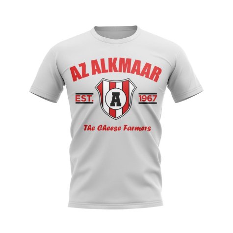 Az Alkmaar Established Football T-Shirt (White)