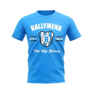 Ballymena Established Football T-Shirt (Sky)