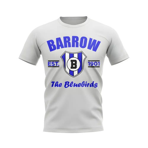 Barrow Established Football T-Shirt (White)