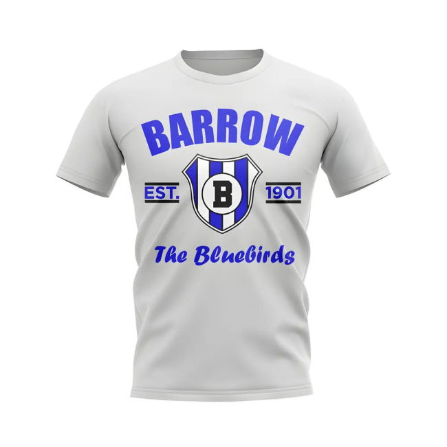 Barrow Established Football T-Shirt (White)