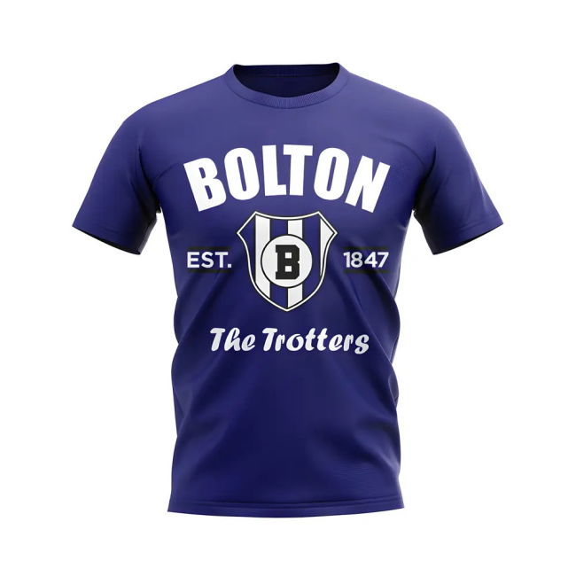 Bolton Established Football T-Shirt (Navy)