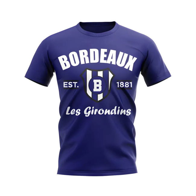Bordeaux Established Football T-Shirt (Navy)