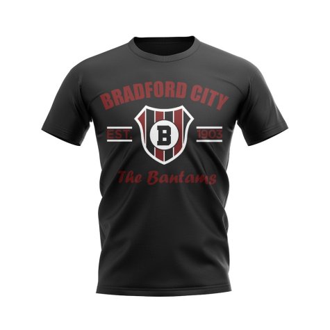 Bradford Established Football T-Shirt (Black)
