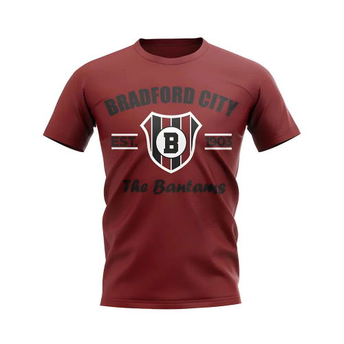 Bradford Established Football T-Shirt (Maroon)