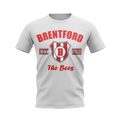 Brentford Established Football T-Shirt (White)