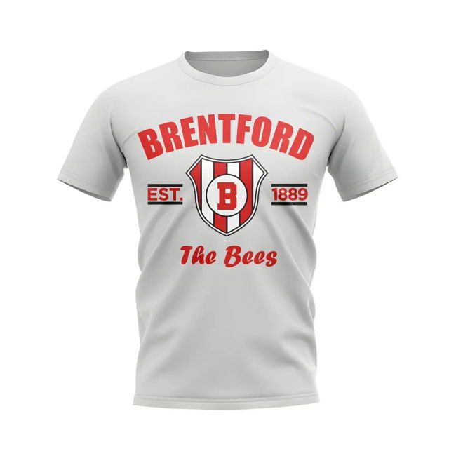Brentford Established Football T-Shirt (White)